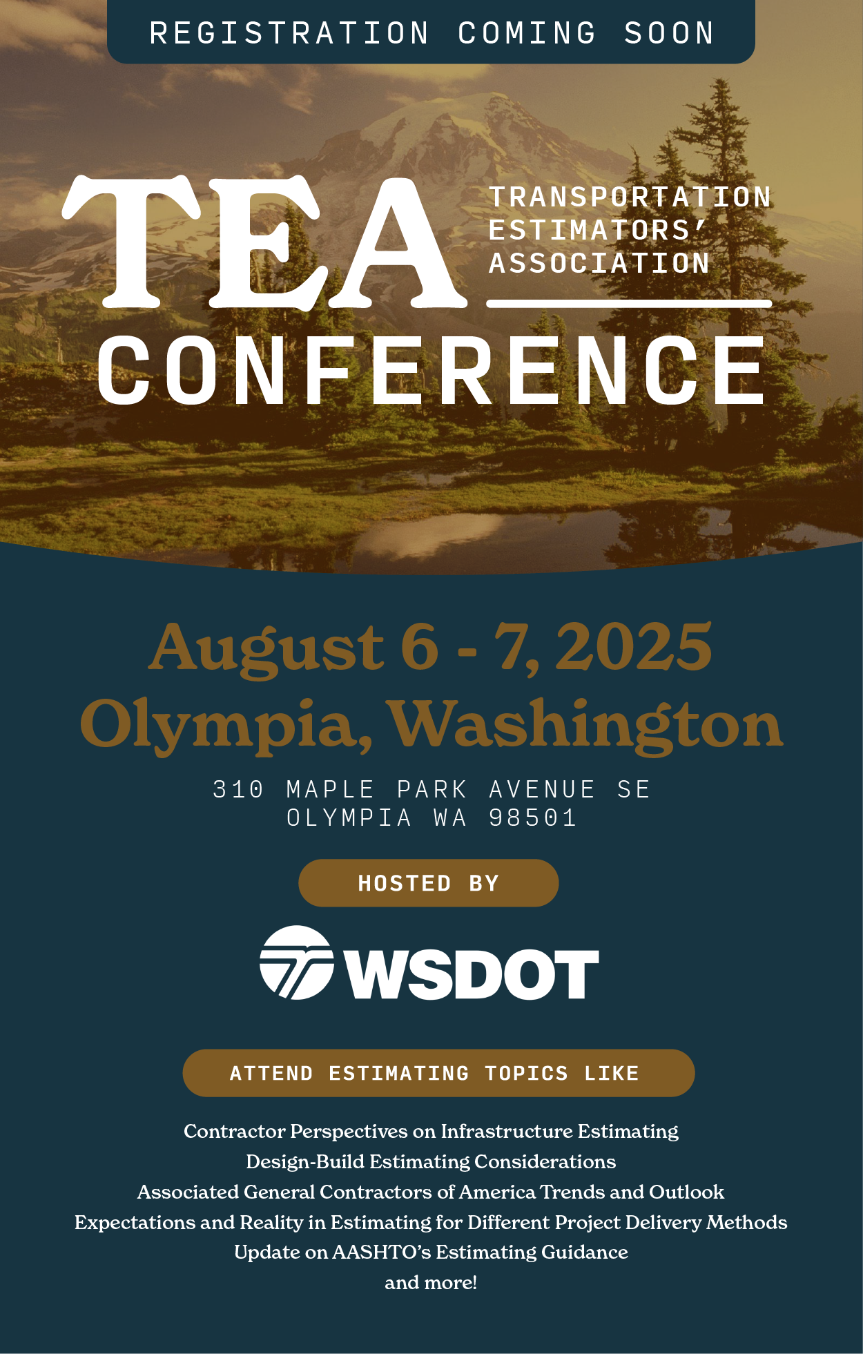 Save the Date - TEA Conference. August 23 – 25, 2023<br />
Boise, Idaho